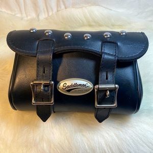 Saddlmen by travelcade, leather, black motorcycle or bike bag